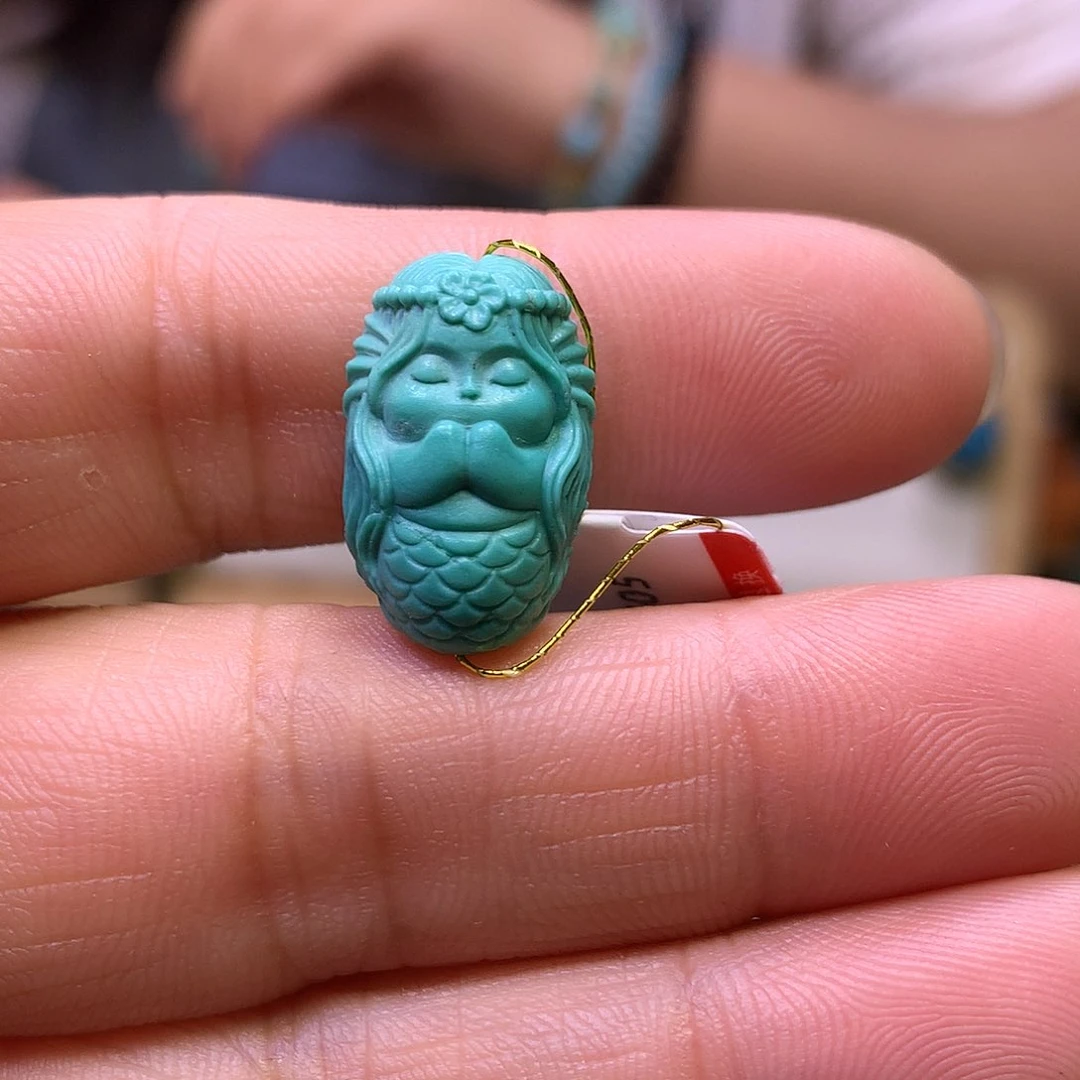 绿松石未镶嵌配饰