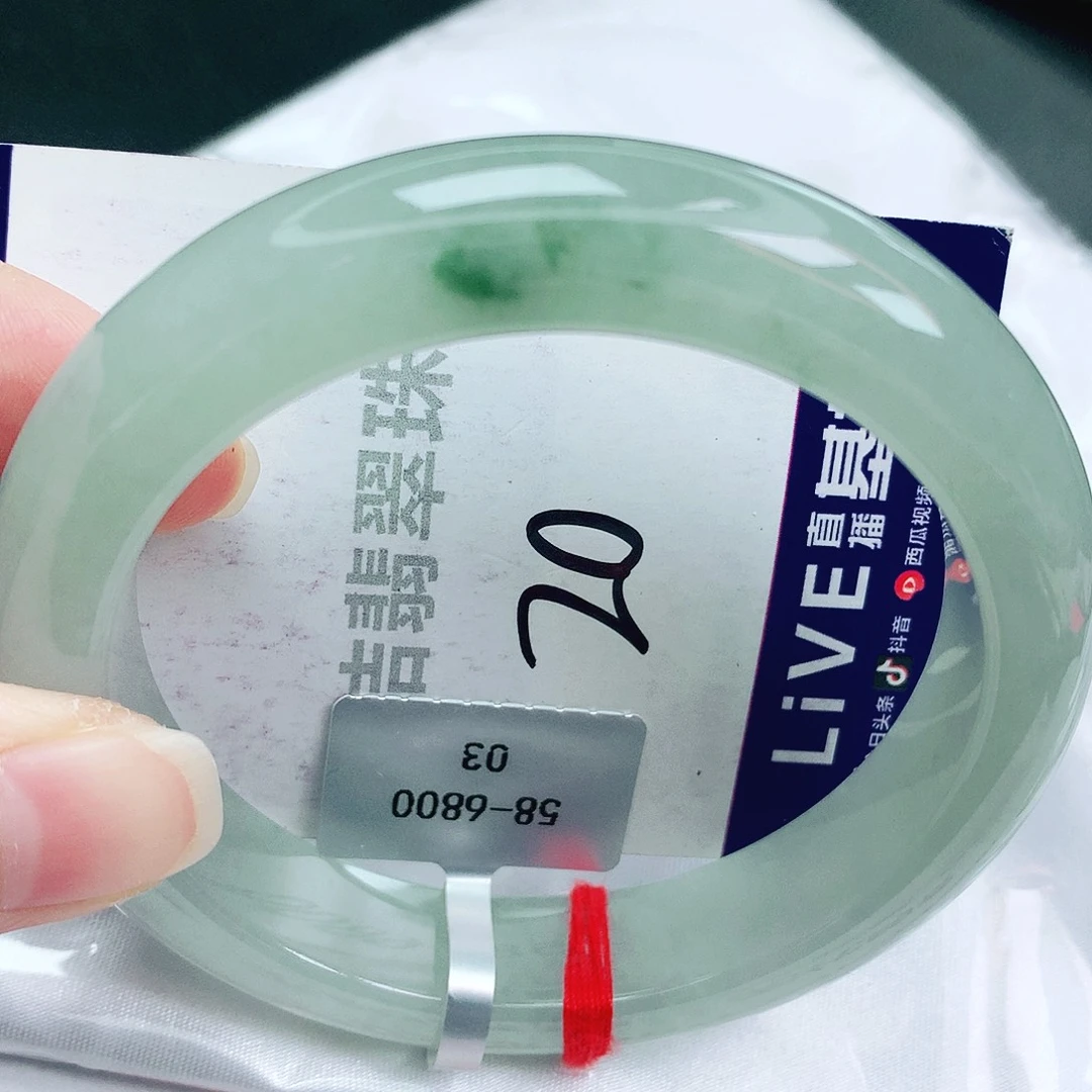 翡翠未镶嵌手镯缅甸天然A货翡翠手镯