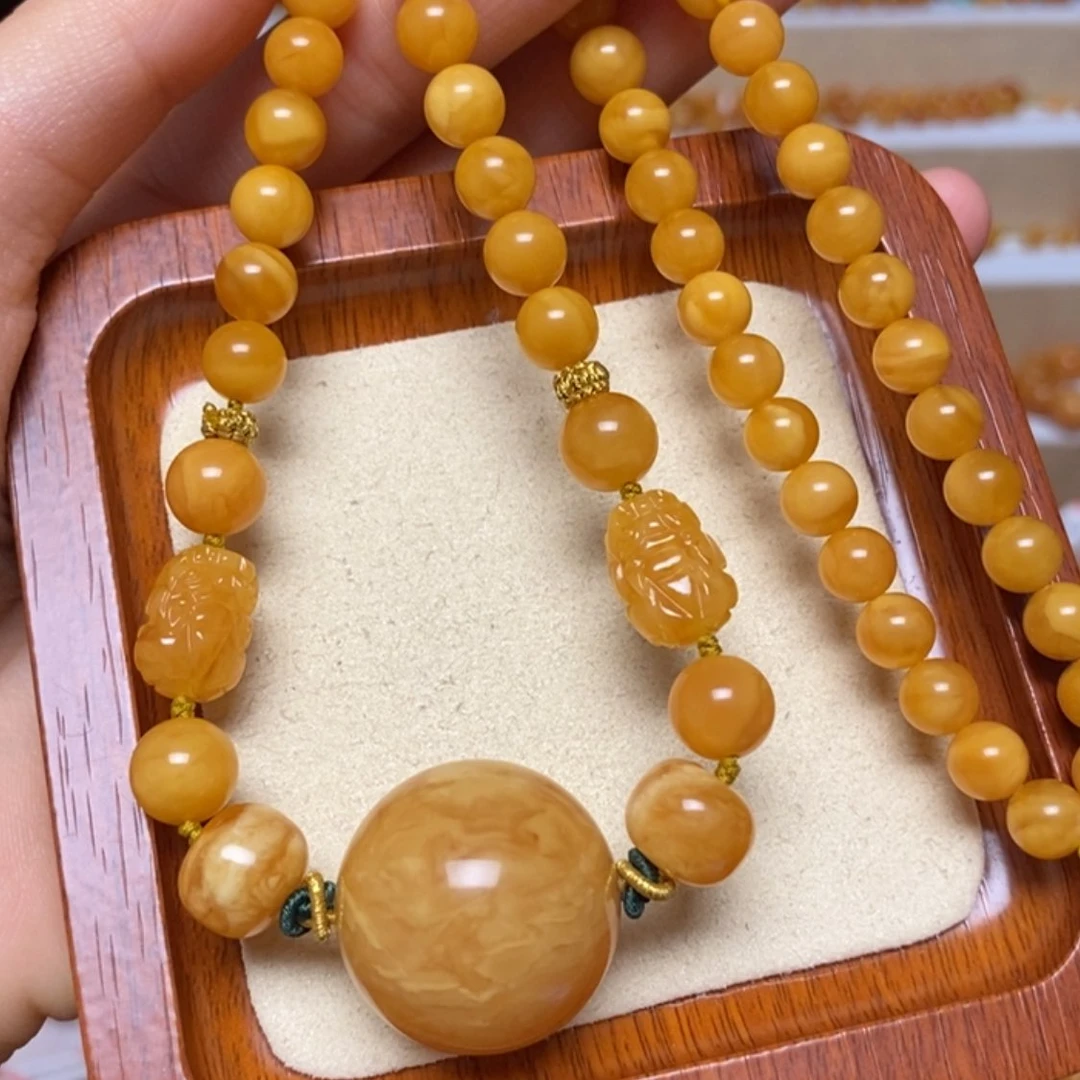 【闪购商品】未镶嵌颈饰蜜蜡项链