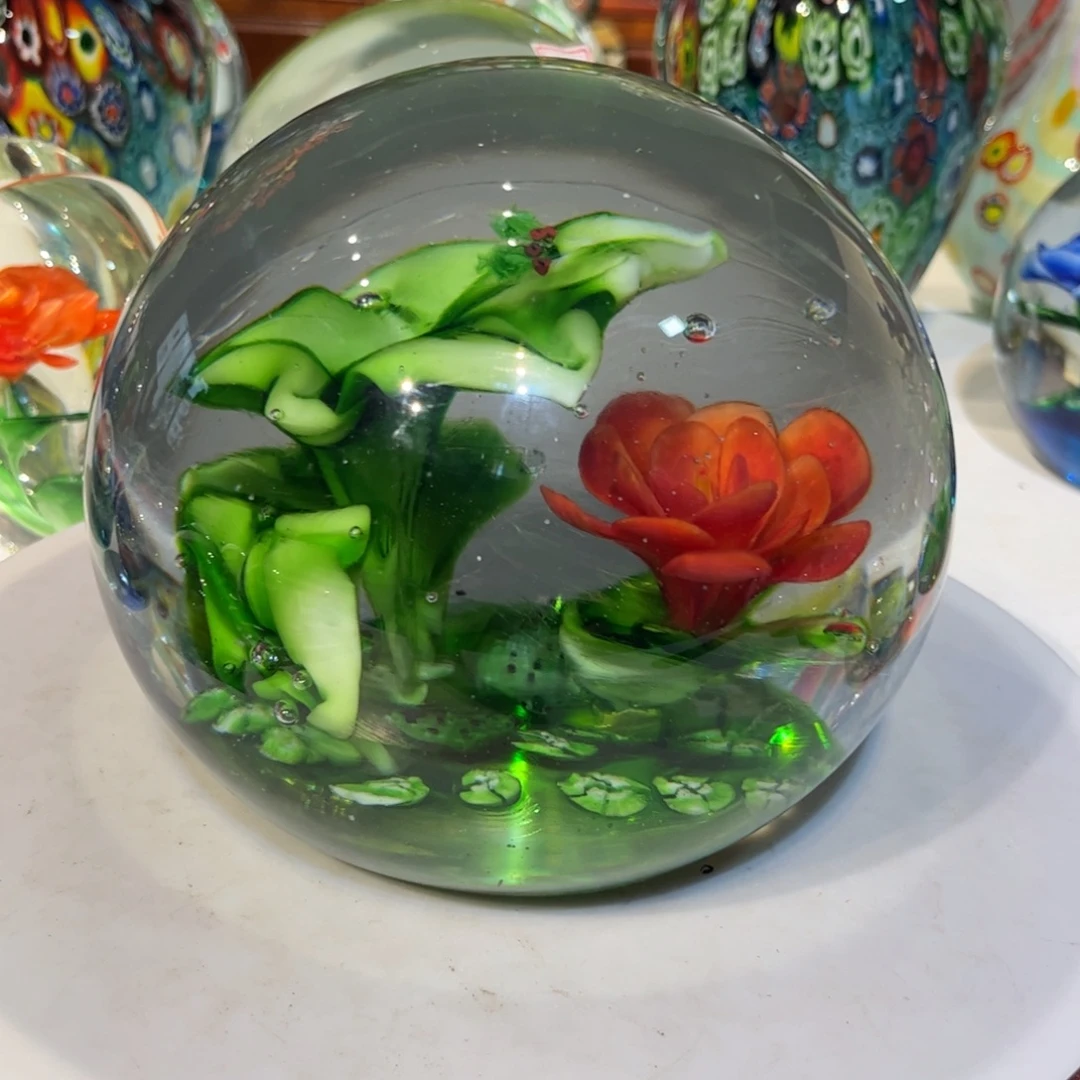 人***婆手工艺品琉璃纯手工瑕疵炸裂