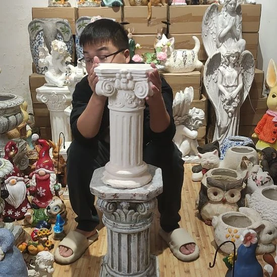 合成树脂18号罗马柱摆件