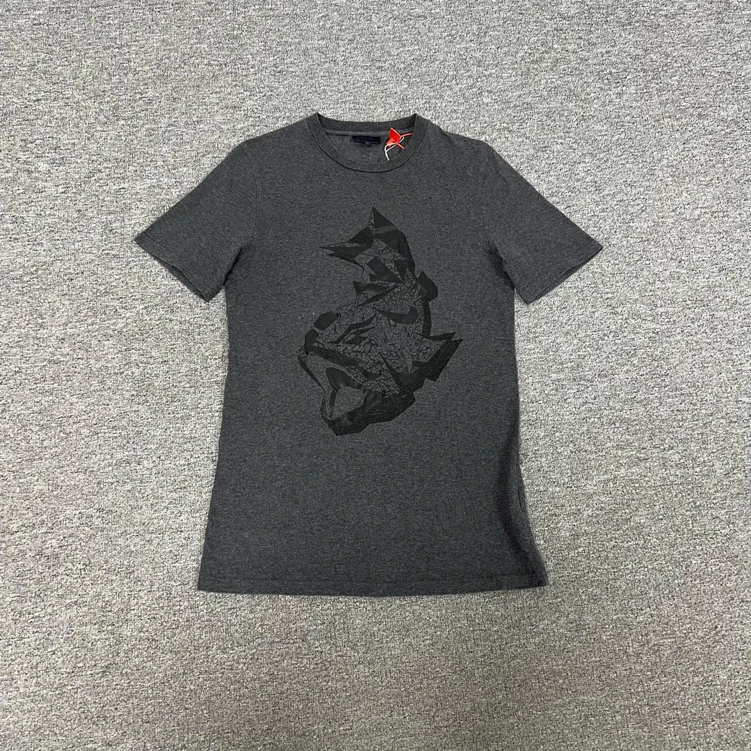 99新 LANVIN 深灰色 短袖 深海鱼 xs码 浪凡