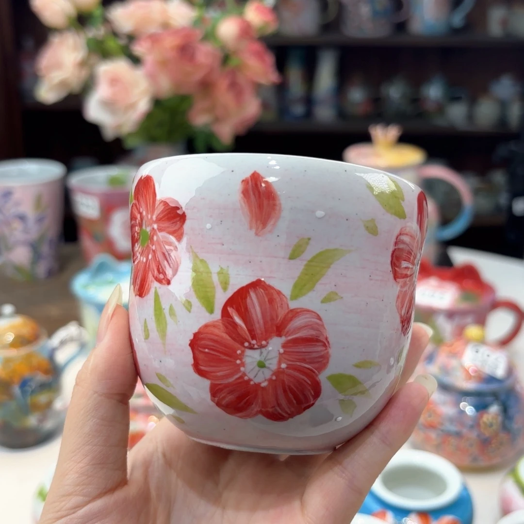 景德镇手绘高温釉下彩陶瓷茶具