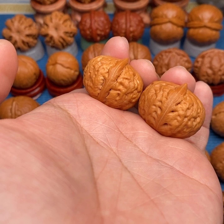 把件文玩核桃麒麟磨盘
