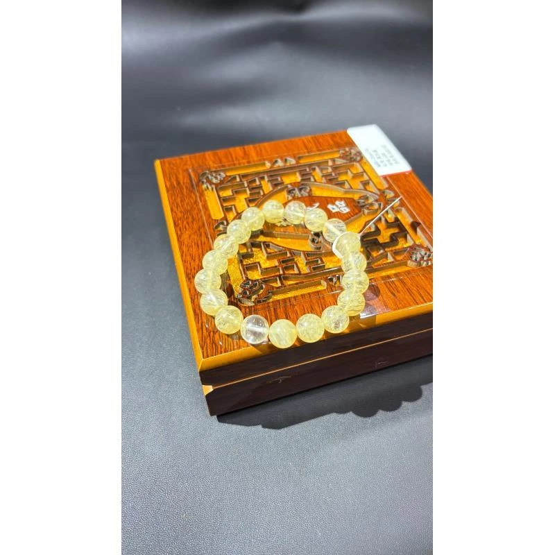 黄水晶时尚精品手串QS6070无礼盒无证书