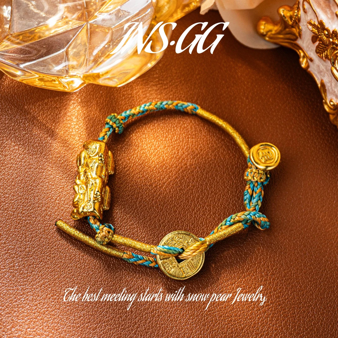 铜合金涤纶手链 【INS · GG】铜 ♠ 轻奢精致 LXS397 手链