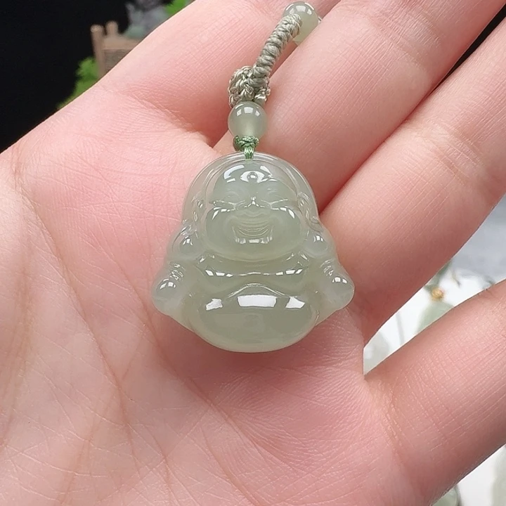 橘****和田玉未镶嵌颈饰