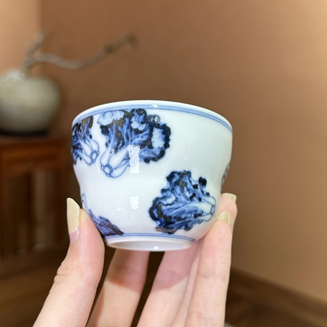 元煦和晓 青花百财葫芦杯
