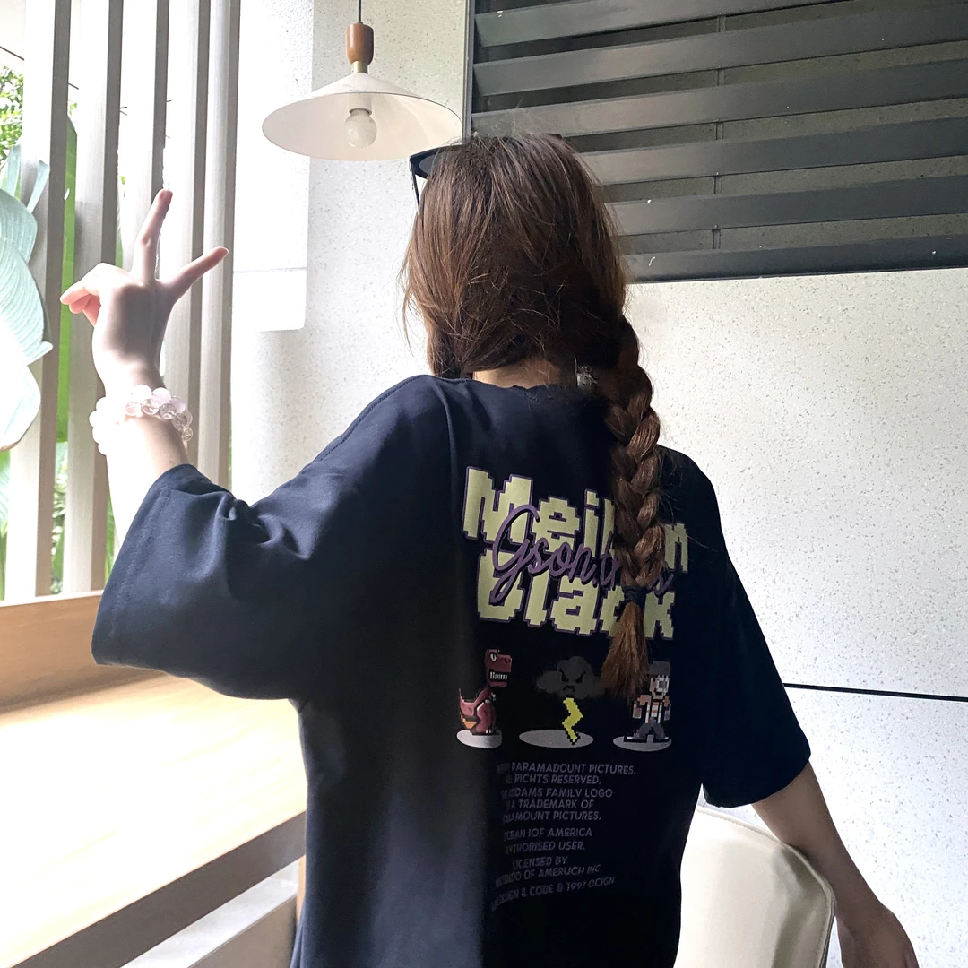 D300-D399找对应的编码拍，秒拍秒付 纯棉300克时尚纯棉短袖合集