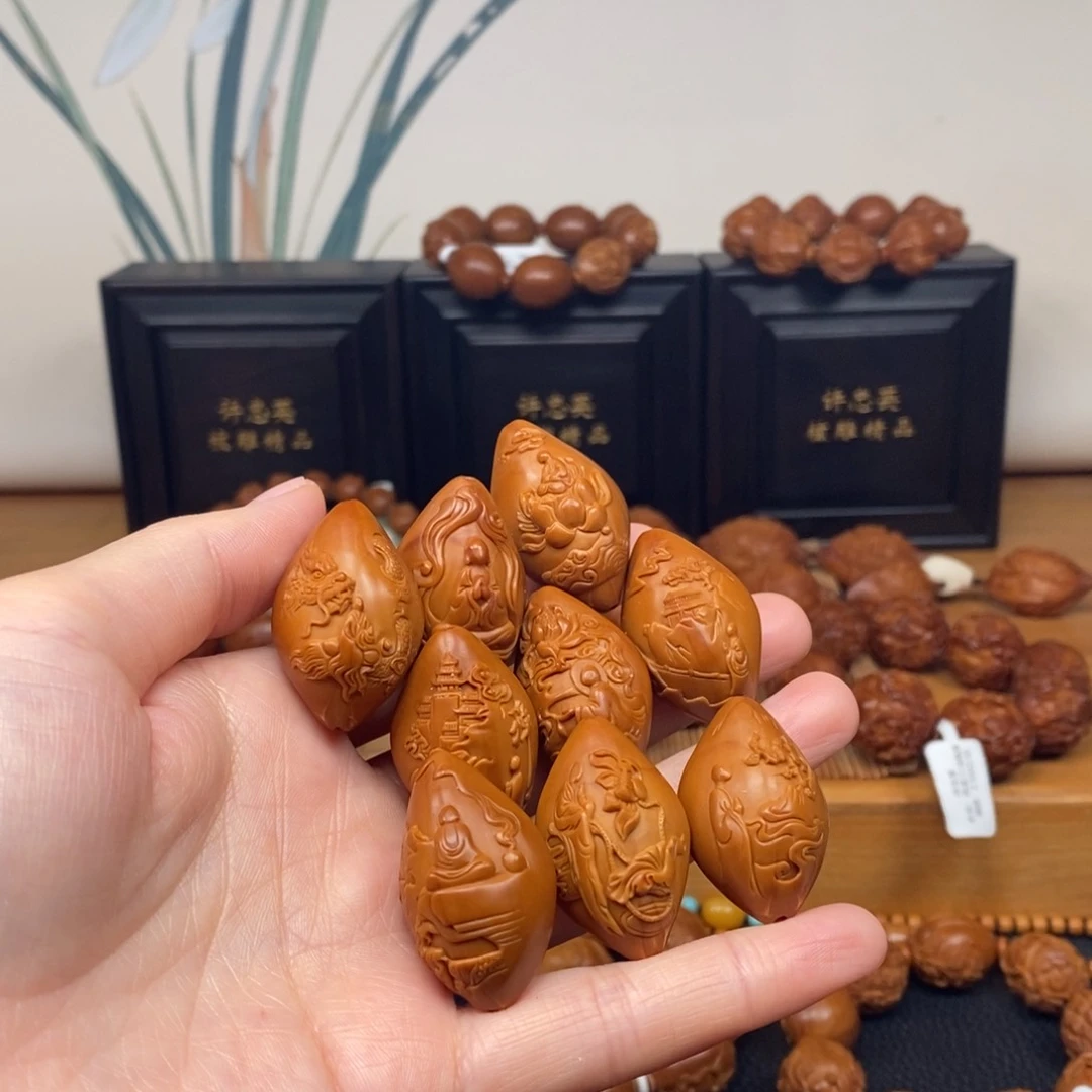 手串橄榄核曹华老师佛手无相