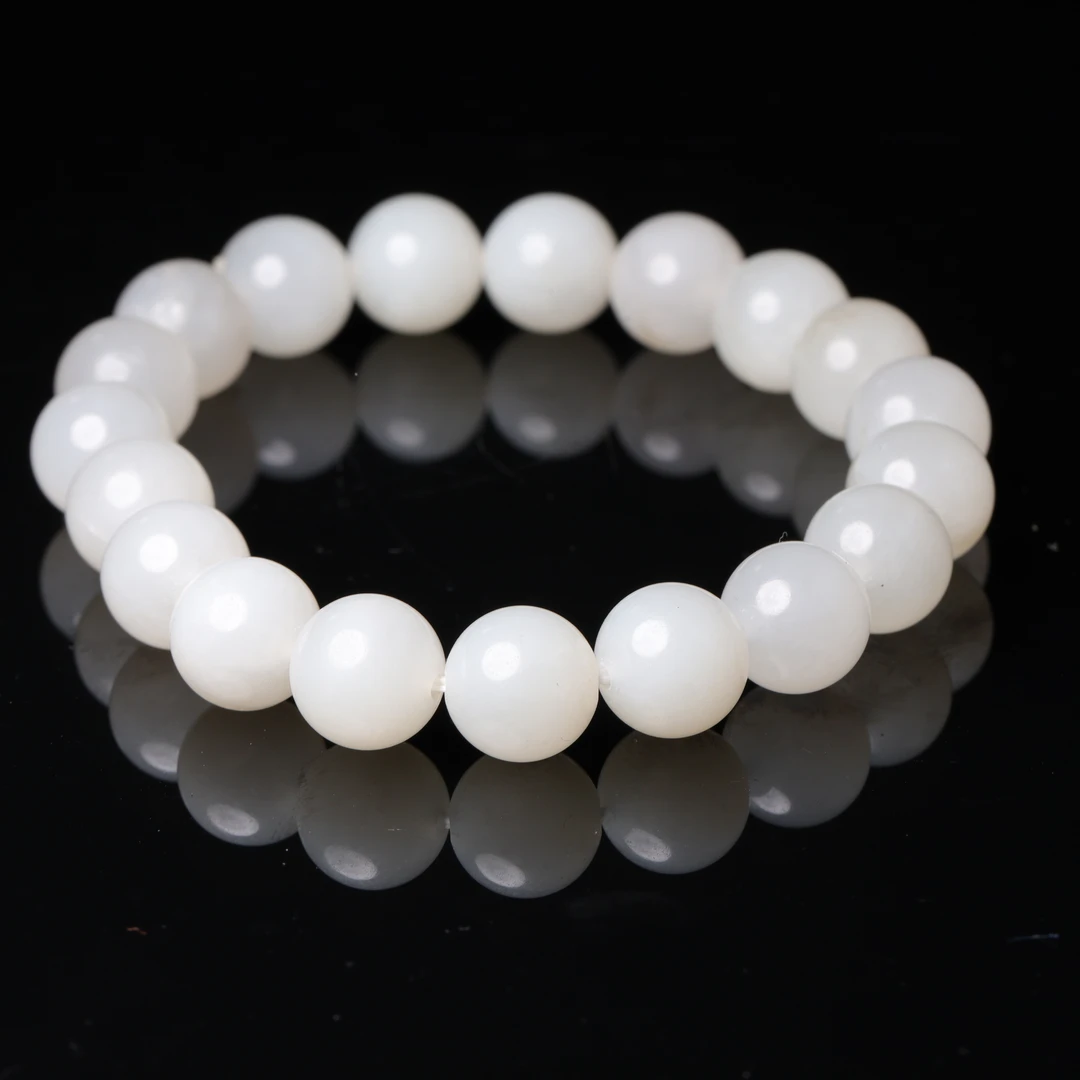 清代和田玉素珠手串-CS