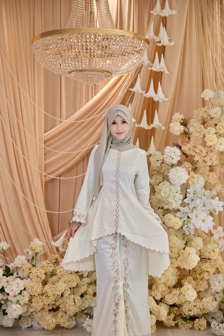 马来套装 娘惹服 法国皱布料 南洋风情