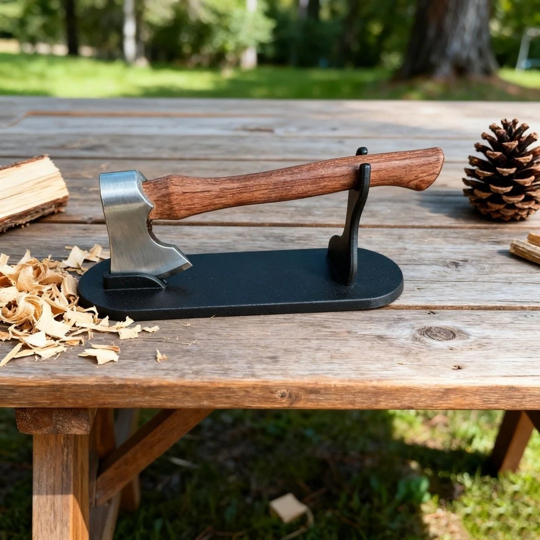 新款家用迷你小斧家居把玩多功能脑斧小摆件配架子拆快递摆件斧头