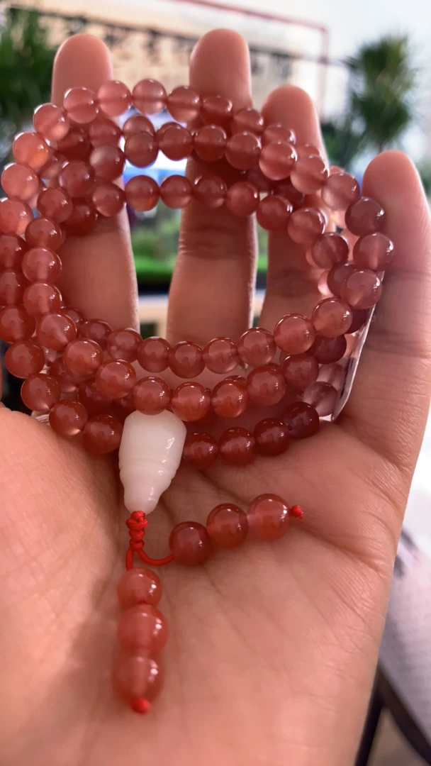 保山南红冰红多圈6mm+