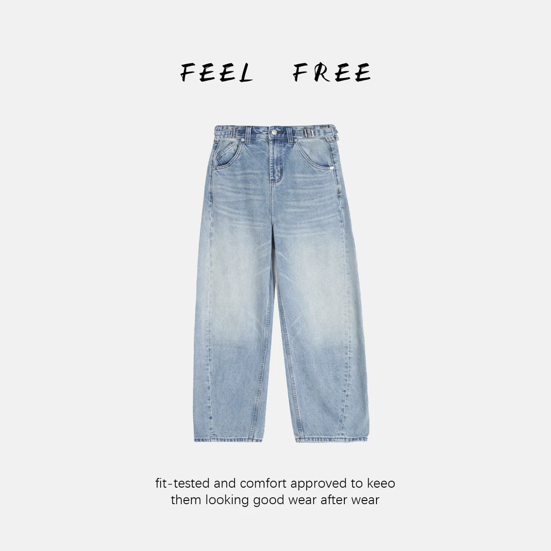FEEL FREE-收腰牛仔弯刀裤 2025冬款上新