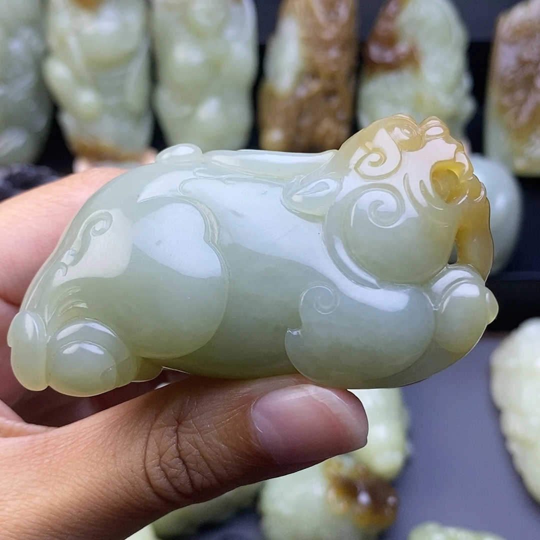 未镶嵌和田玉把件妞*爸