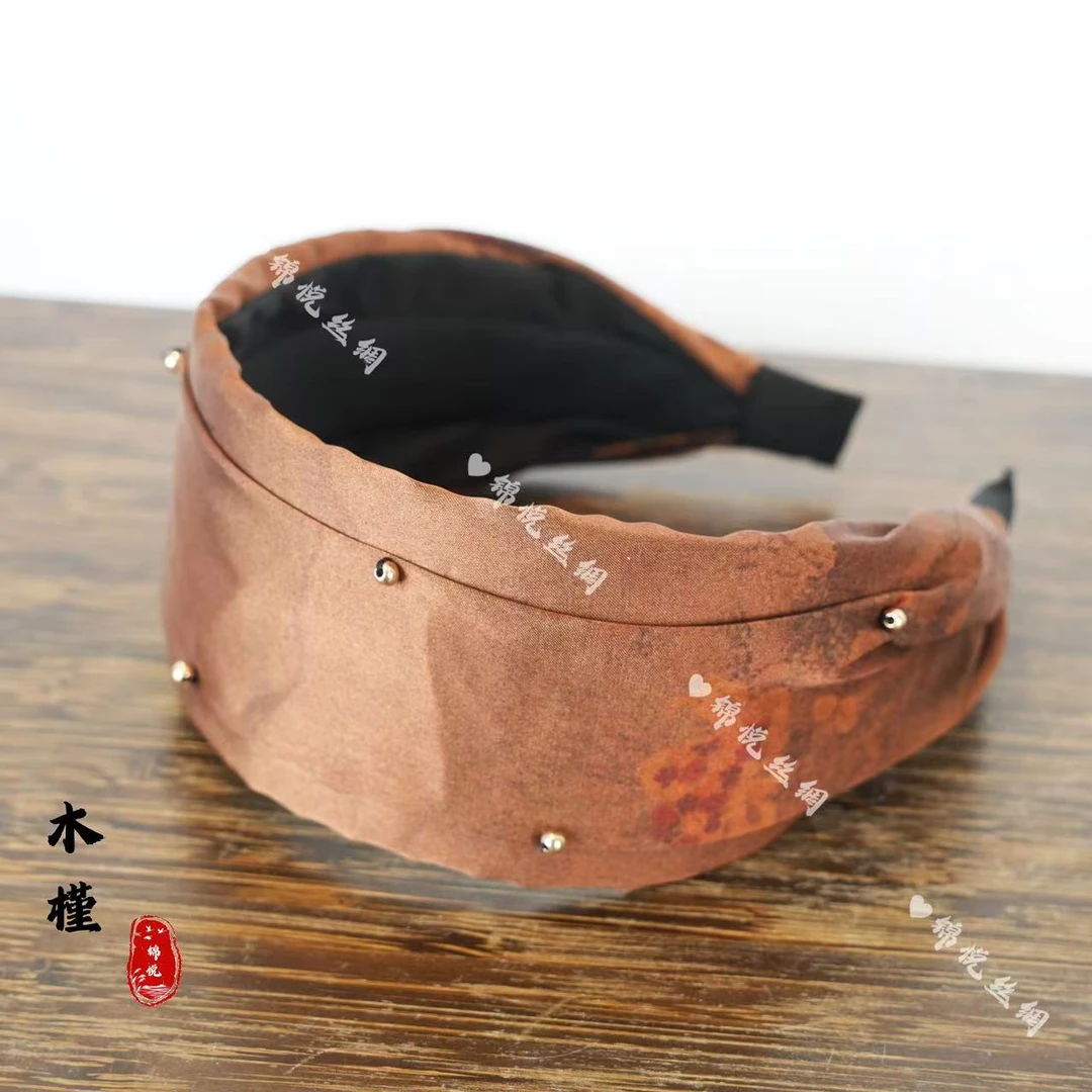 【木槿】新中式轻奢高定发箍（K352）