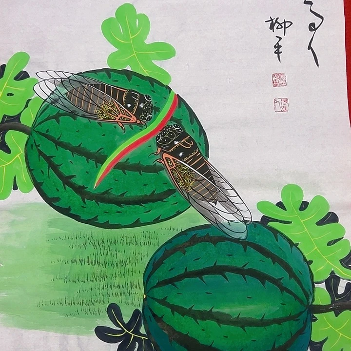 国画老师纯手绘作品欣赏