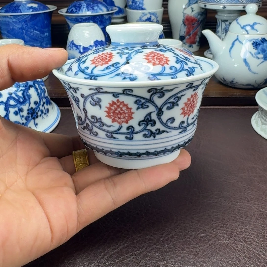 瓷片当代景德镇陶瓷手绘茶具
