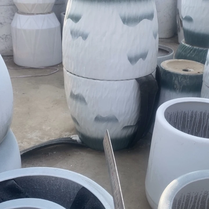 低腰白树纹山水特大号口48/40