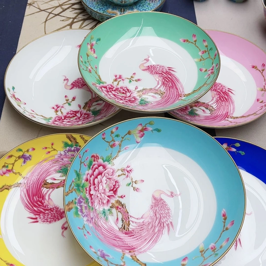 【闪购商品】珐琅8寸6个………………