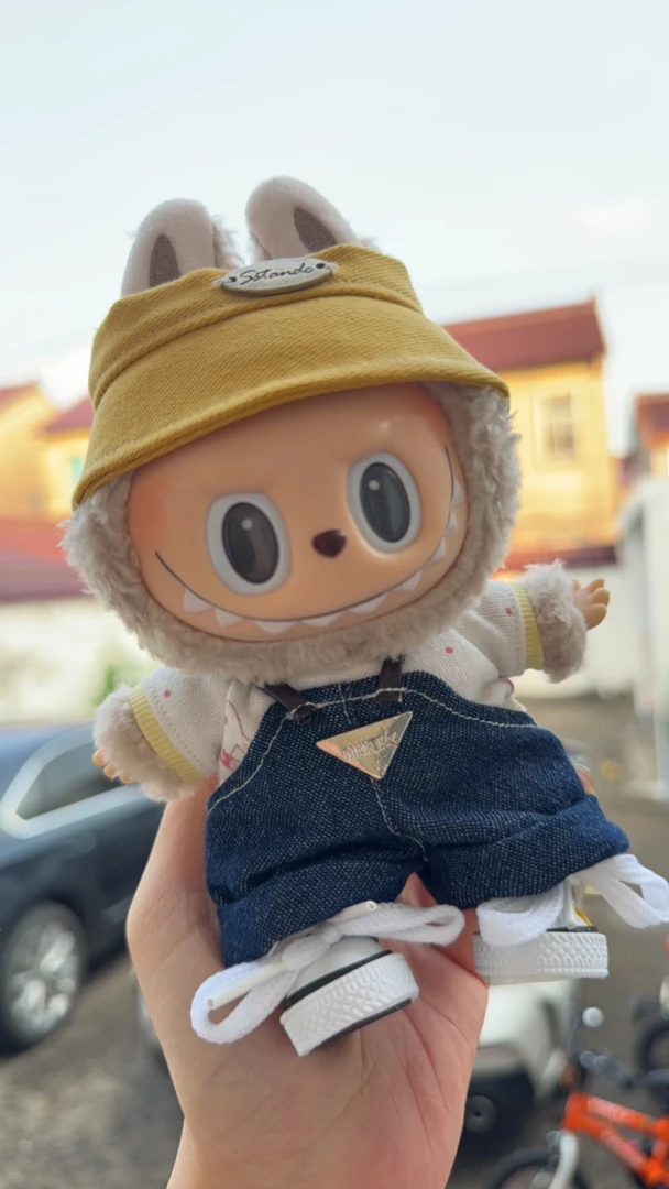 T恤+帽子+背带裤 3件套 (不含娃，不含鞋)