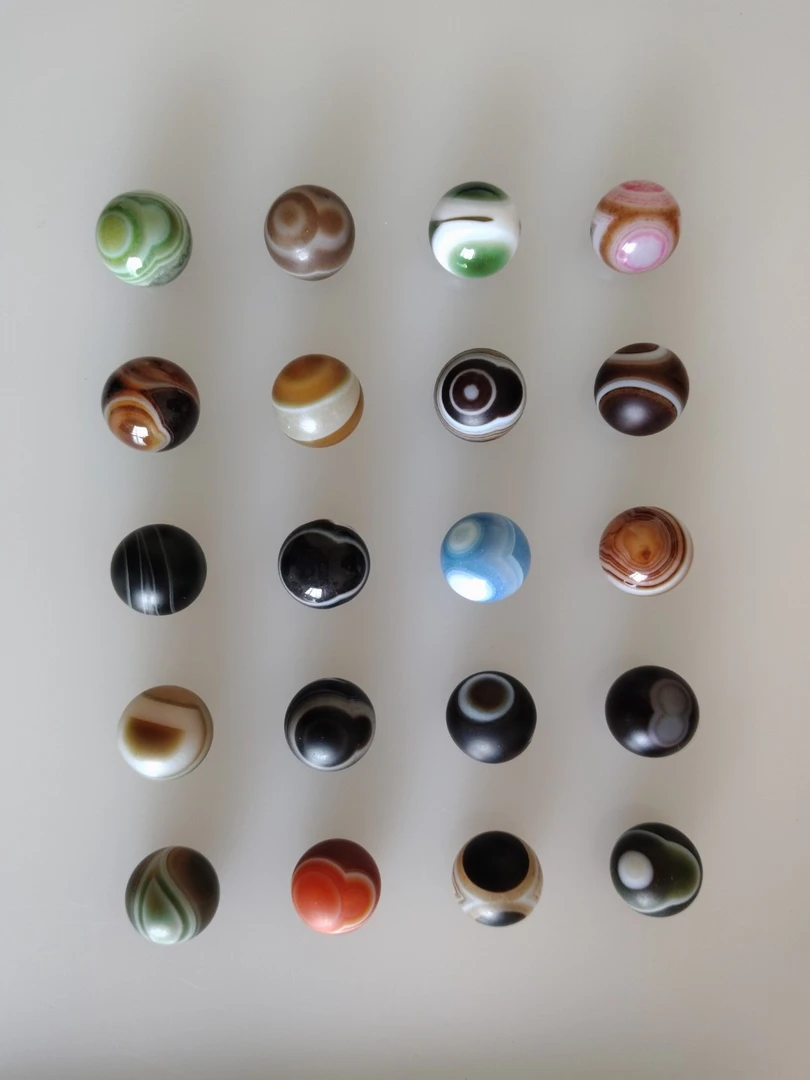 果果精品条纹缠丝玛瑙圆珠单珠多宝文玩DIY