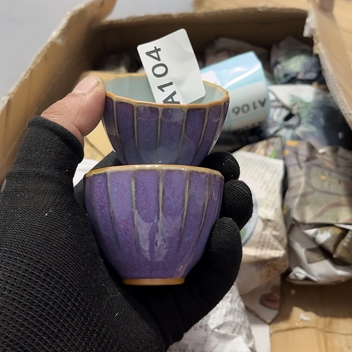 瓷片茶摆件工艺品摆件666