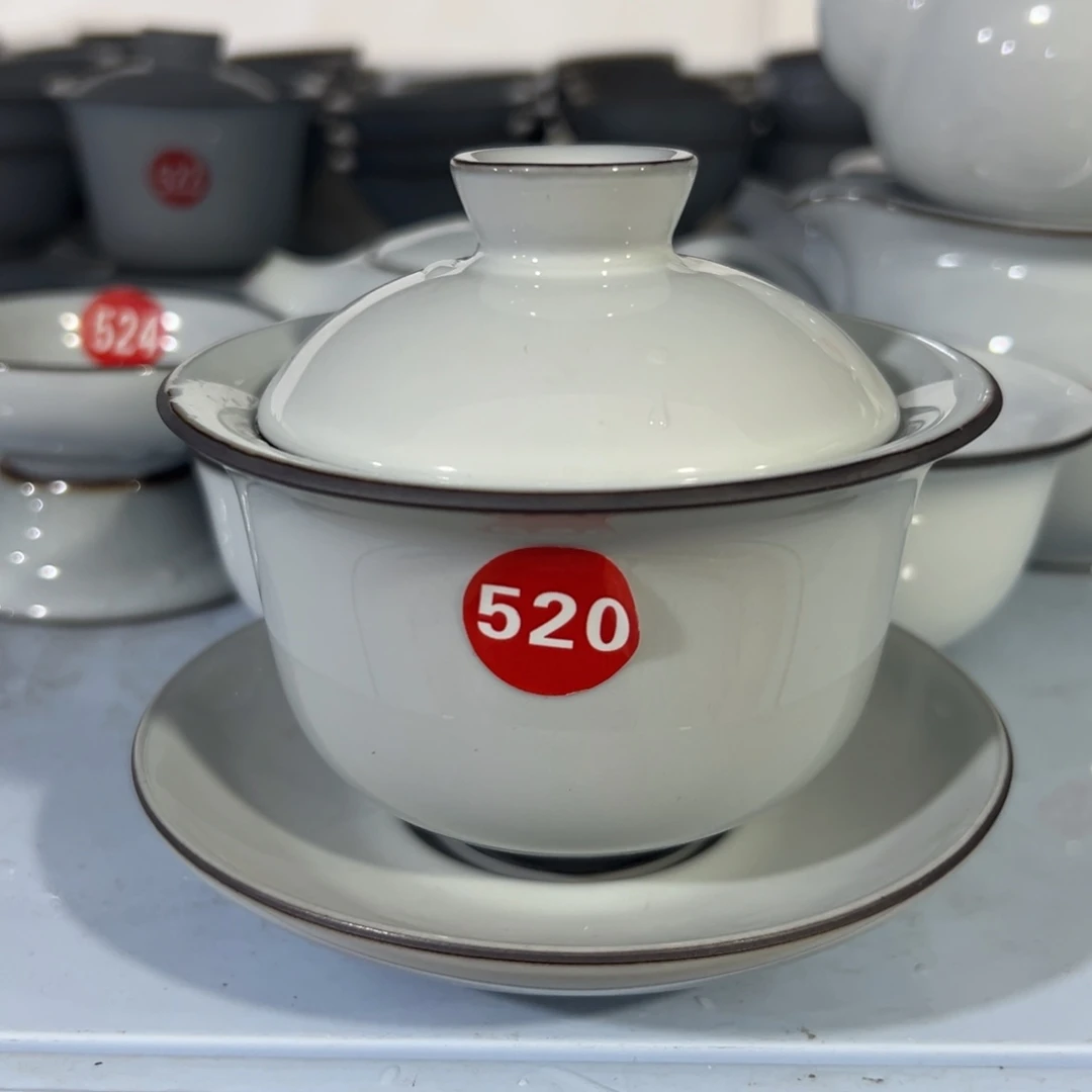 微瑕陶瓷茶壶茶杯家用