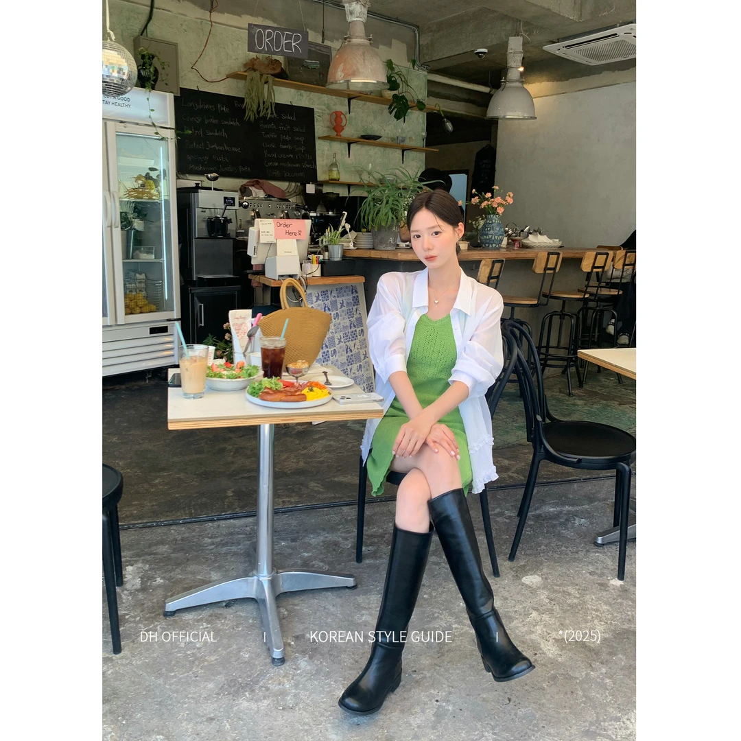 DH OFFICIAL 大花【清透美学 Clear】天丝气质木耳边防晒百搭衬衫