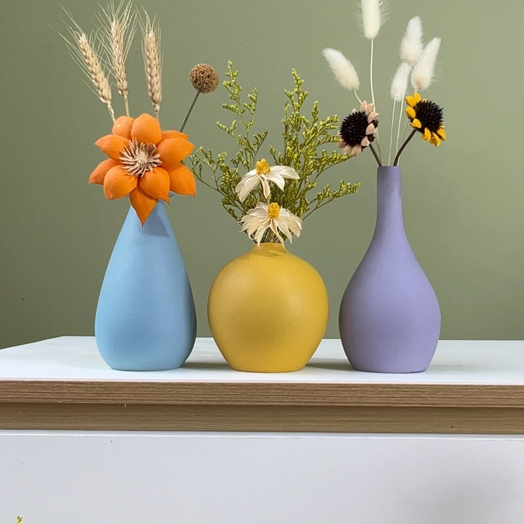 摆件花瓶带花高度20-30厘米左右