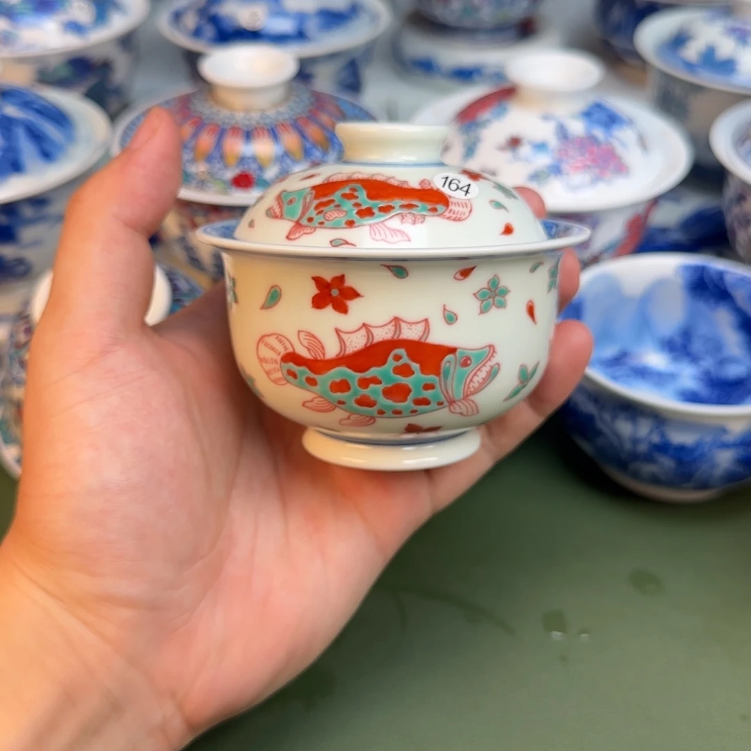 彦祖纯手工手绘茶具164