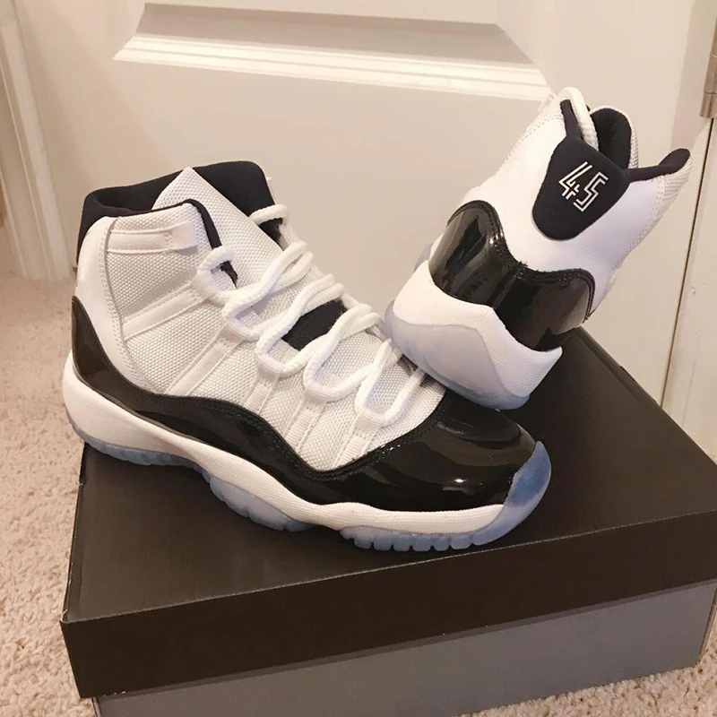 某物渠道鞋~官方正品aj11经典高帮夏季透气篮球板鞋休闲男女运动