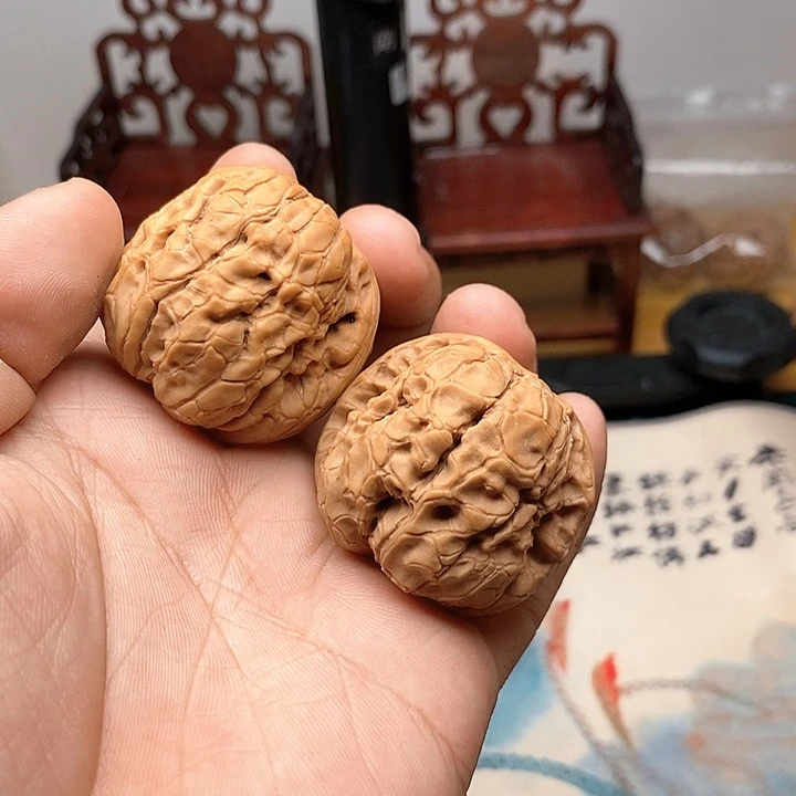 文玩核桃把件甲骨文