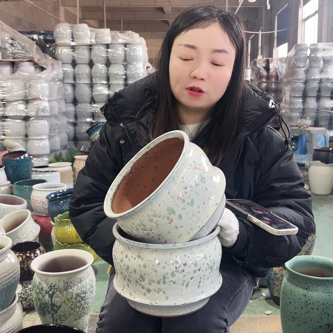 正品两个高15/20红陶