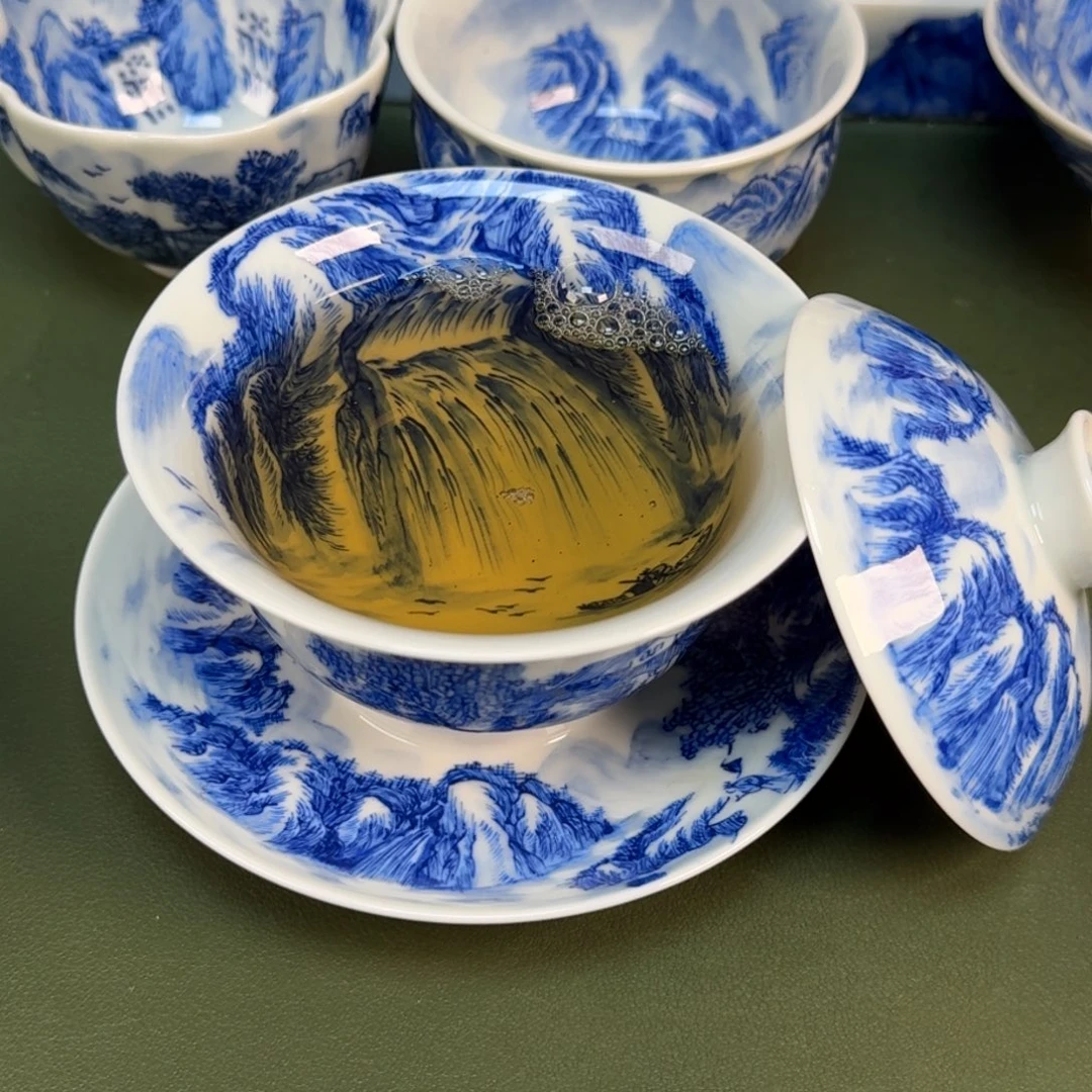 景德镇纯手绘茶具圆圆285