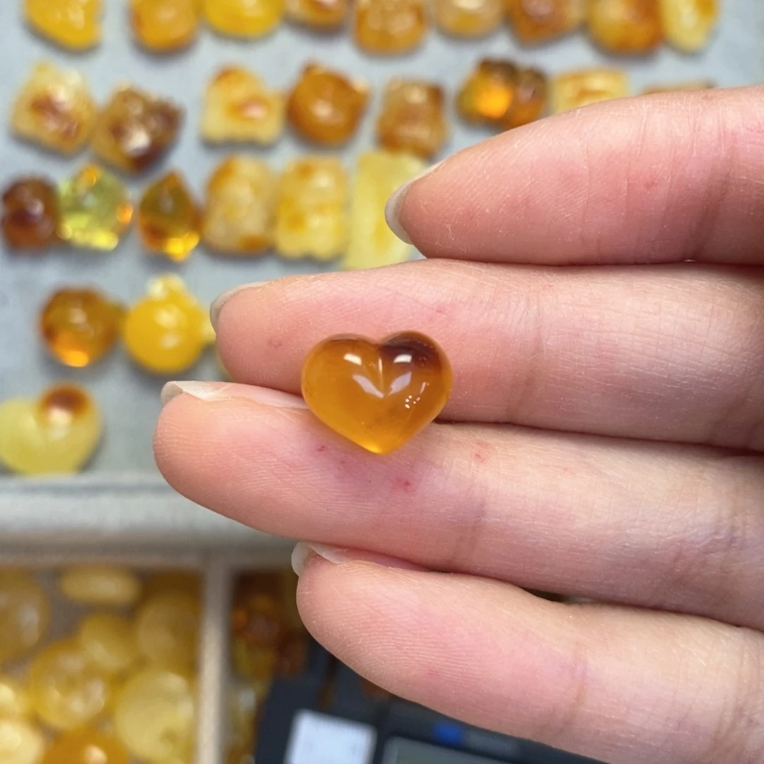 蜜蜡颈饰未镶嵌屁桃