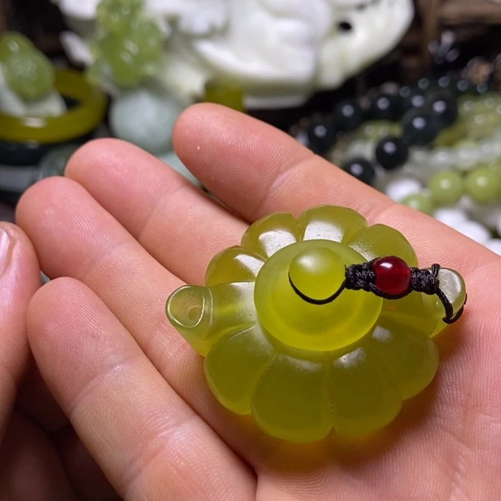 未镶嵌岫玉岫玉颈饰