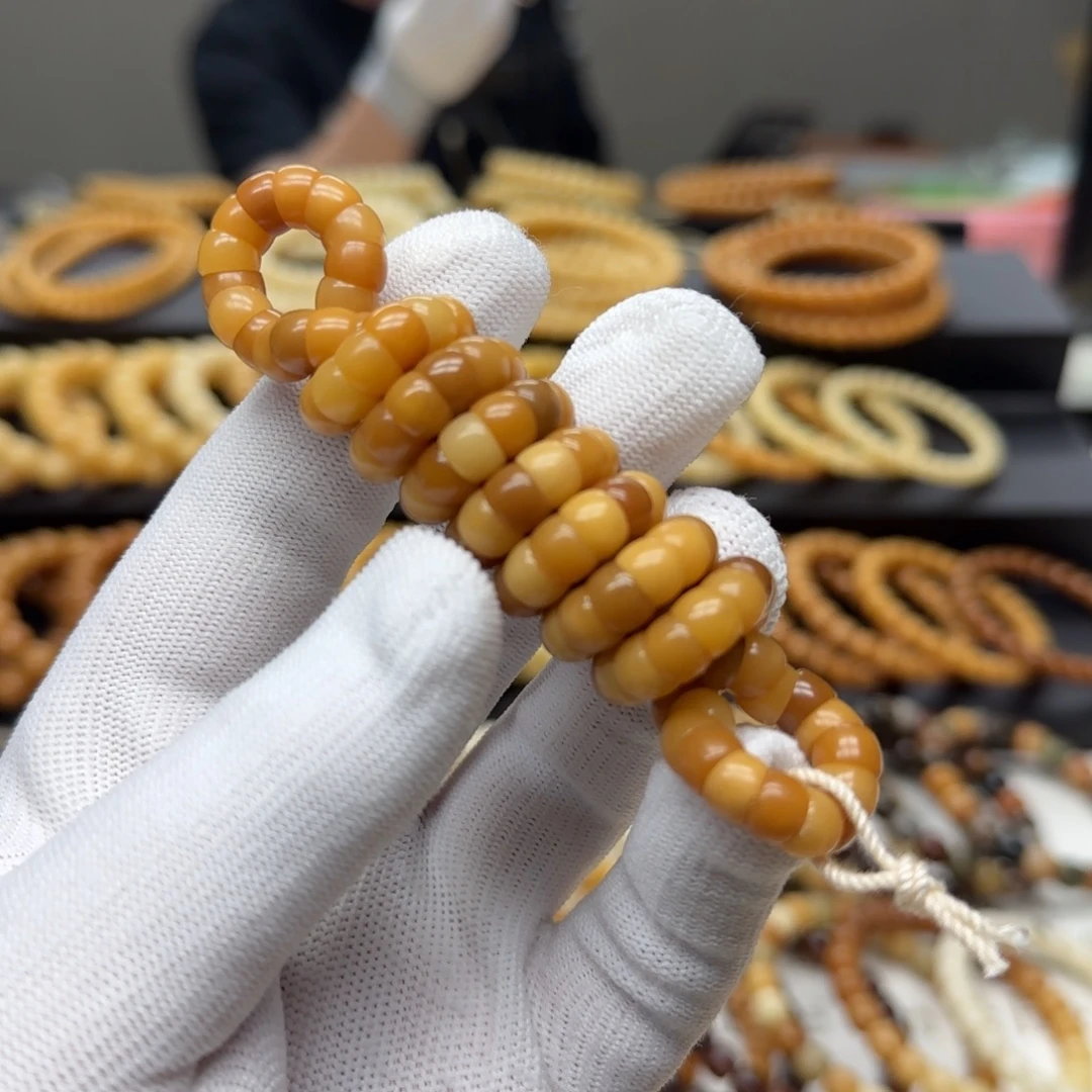 手串菩提根/象牙果卡7 小肠108 11年 明显瑕疵