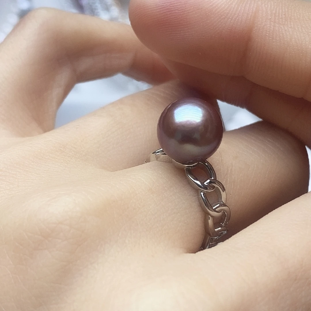 未镶嵌淡水珍珠戒指