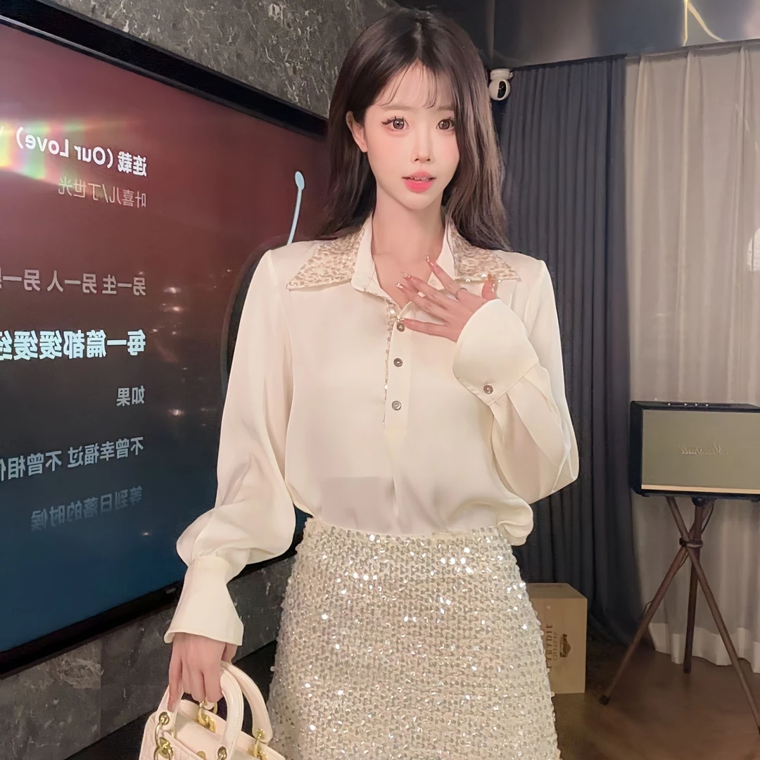 秦晓亿chic高定春夏休闲时尚设计师高级感气质衬衫轻奢女网红