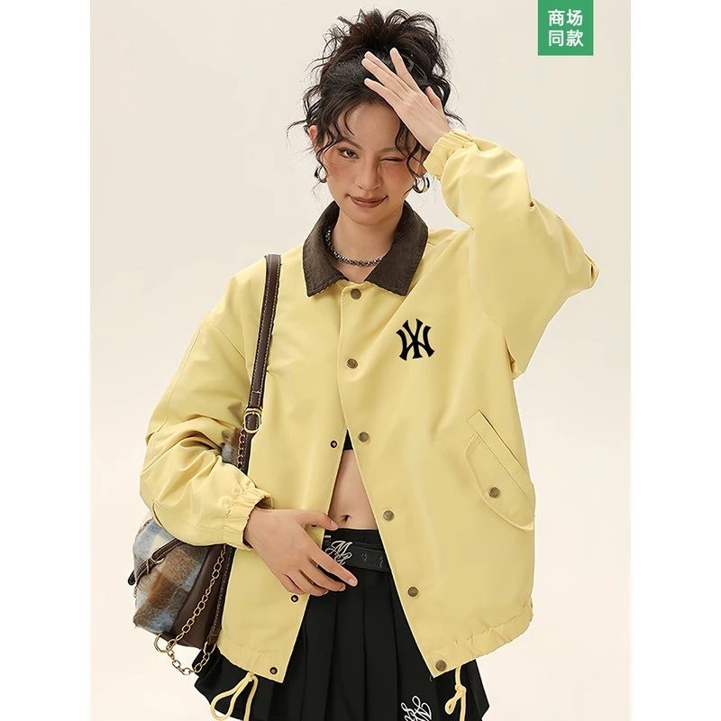 【轻奢专柜】2025春秋时尚休闲宽松韩版百搭美式小众百搭复古夹克