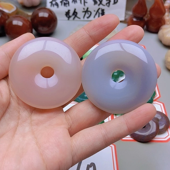 【闪购商品】未镶嵌玛瑙/玉髓珠宝半成品麻****行