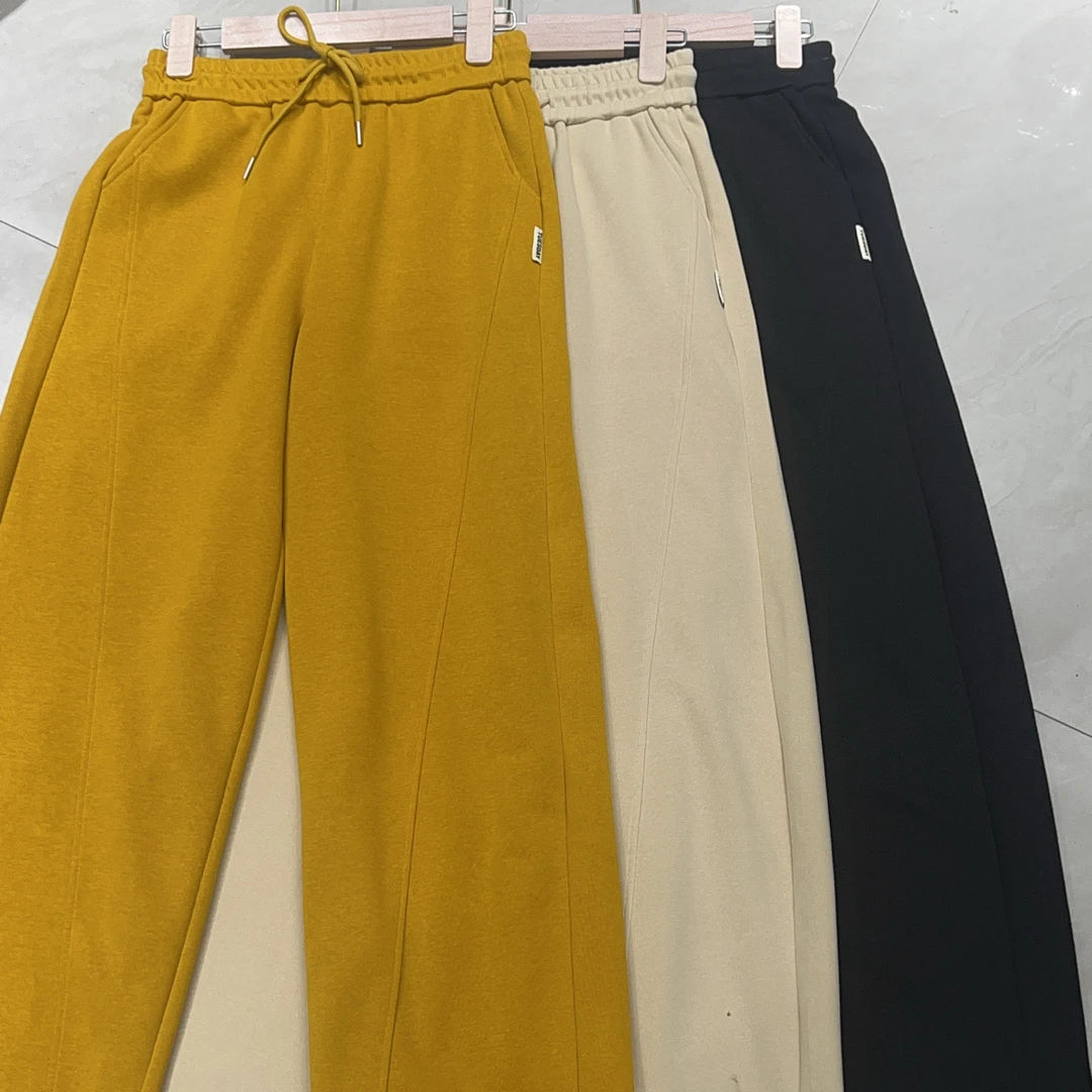 25230秋款新时尚百搭减龄休闲弯刀裤