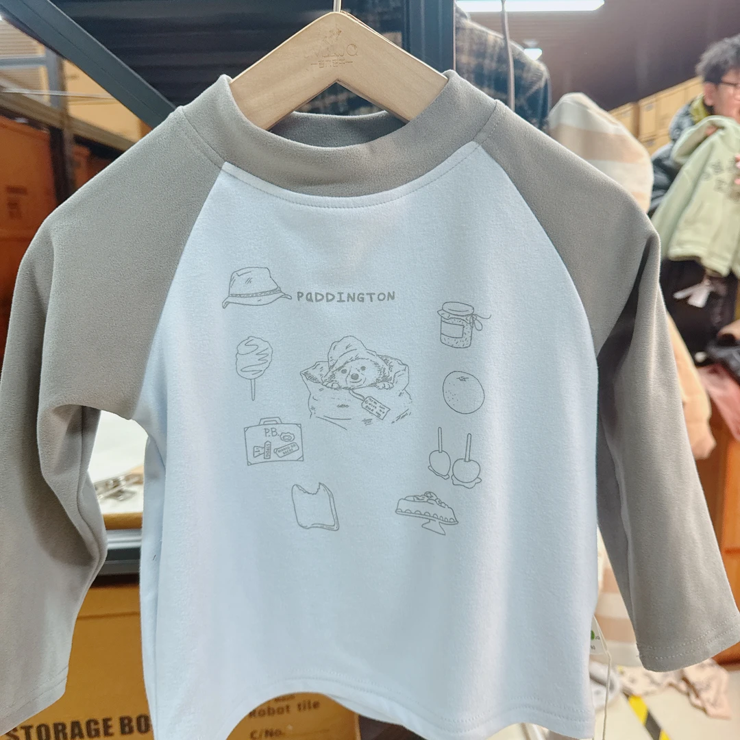 【JMJQ 201398】秋冬季时尚汽车印花圆领贴身自发热插肩袖打底长袖