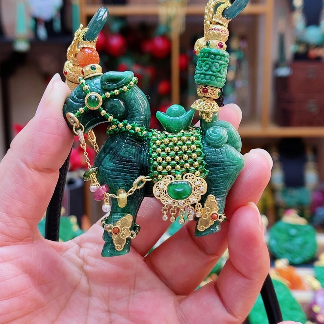 颈饰合金翡翠48小时鉴赏期