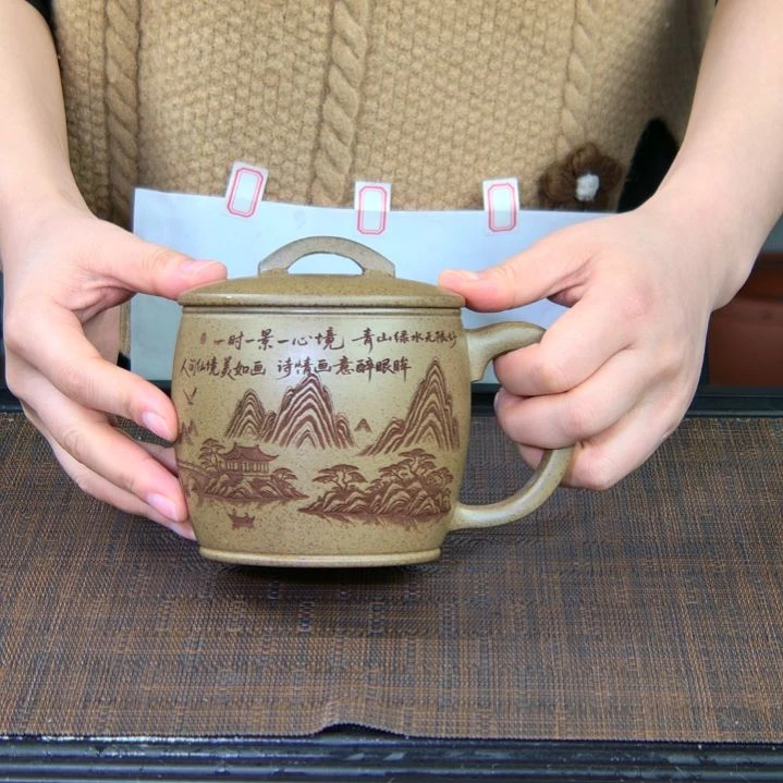 茶杯紫砂高货放漏