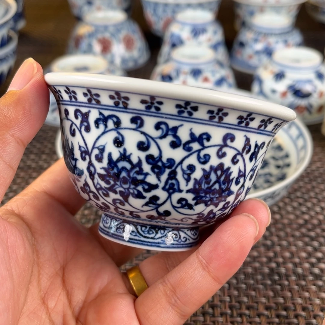 瓷片微瑕景德镇陶瓷杯子