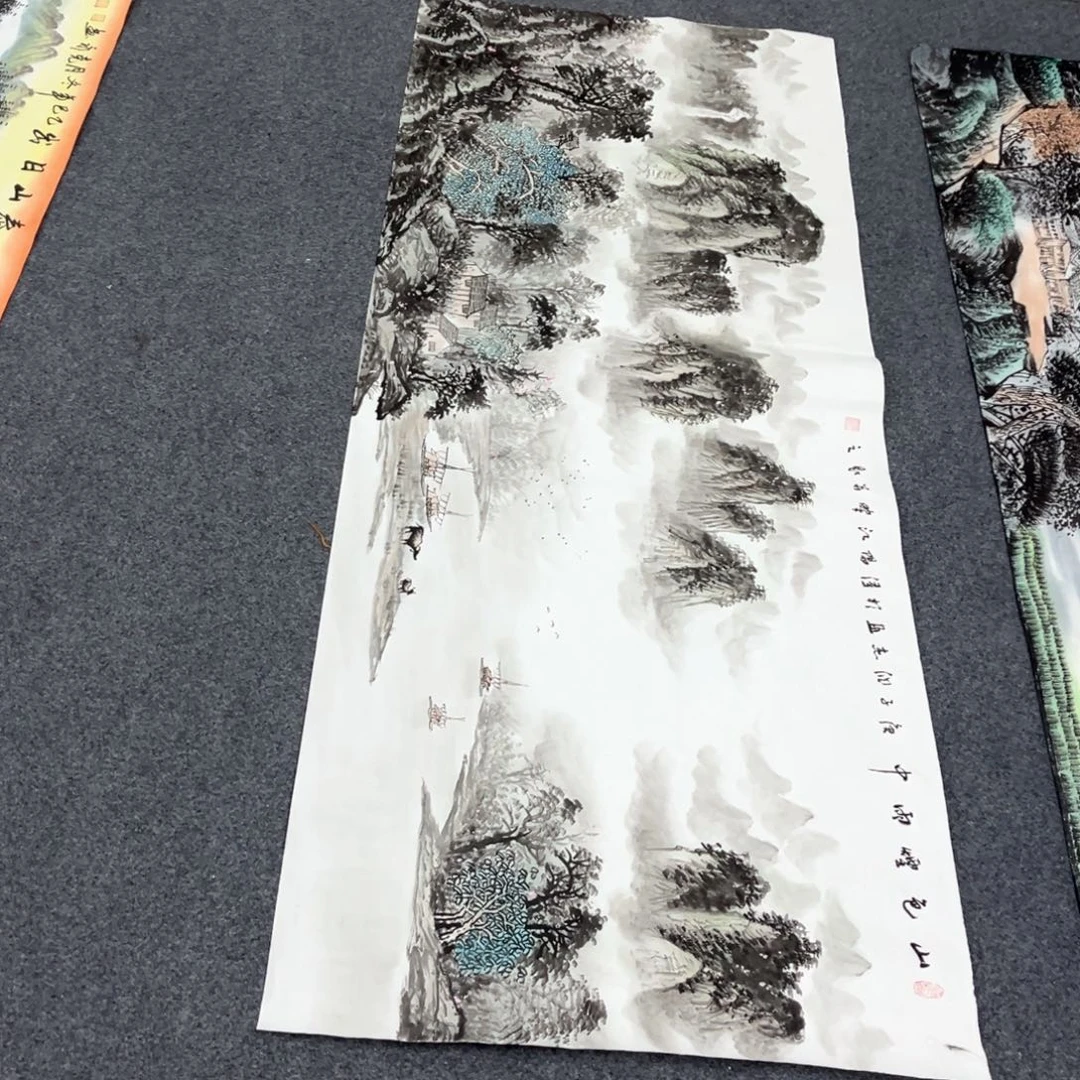 国画国画作品老师手绘