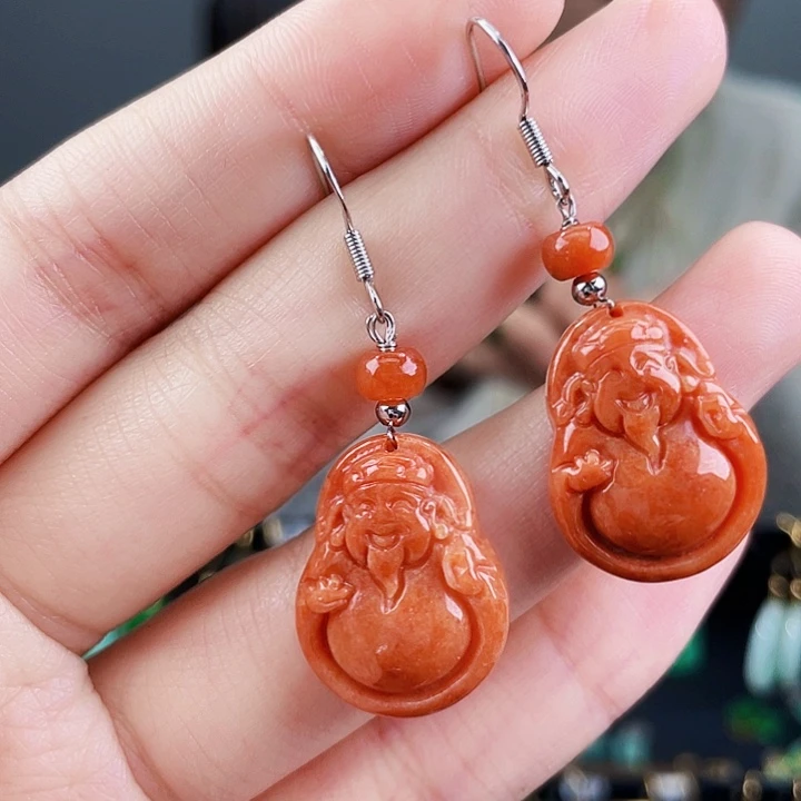 翡翠耳饰未镶嵌饰品